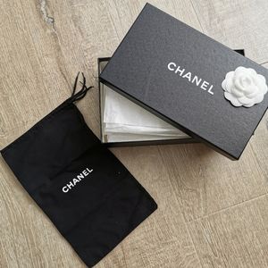 Chanel Shoe Box and Dust Bags